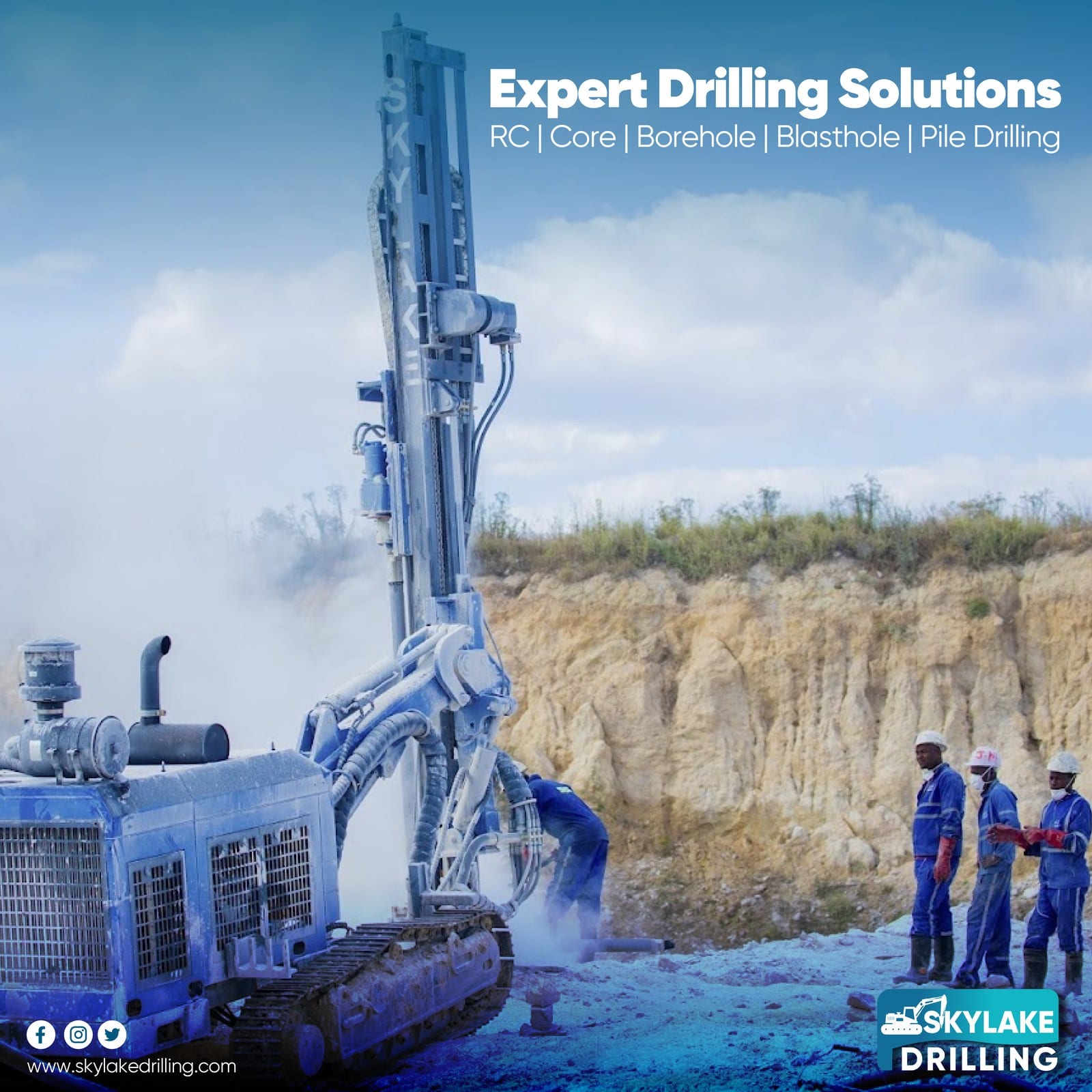 Skylake Expert Drilling Solutions campaign key visual